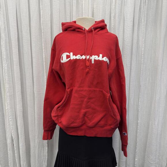 Champion Classic Red Men's Hoodie (L) - Picture 1 of 7